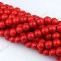 10MM TURQUOISE HOWLITE GEMSTONE LOOSE BEAD STRAND 15.5"