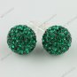 Christmas Gift Rhinestone Crystal Fashion Stud Earring 10 MM 9Colors