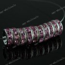 50x Pink Crystal Spacer Beads Findings Wholesale lots