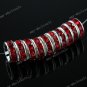 50x Deep Red Crystal Spacer Beads Jewelry Findings 10mm