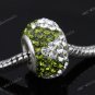 925 SILVER CZECH CRYSTAL CHARMS BEAD FIT BRACELET