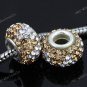 TRUE 925 SILVER CZECH CRYSTAL CHARM LOOSE BEAD