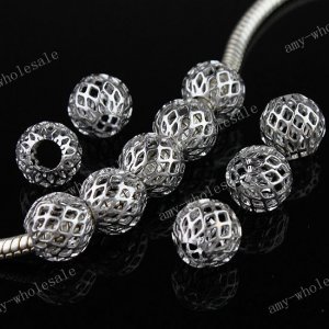20PCS WHOLESALE 18KGP CHARM BEADS FIT BRACELET