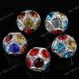 10x Lots Multicolor Crystal European Spacer Loose Beads Findings Fit Bracelet