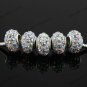 50x Clear AB Crystal Bead Finding Fit European Bracelet