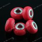 200X Rose POLYMER CLAY EUROPEAN BIG HOLE CHARM BEADS FINDINGS WHOLESALE