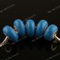 200X Royal Blue  POLYMER CLAY EUROPEAN BIG HOLE CHARM BEADS FINDINGS WHOLESALE
