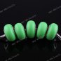 100X Light Green  POLYMER CLAY EUROPEAN BIG HOLE CHARM BEADS FINDINGS WHOLESALE
