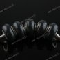 50X Black POLYMER CLAY EUROPEAN BIG HOLE CHARM BEADS FINDINGS WHOLESALE