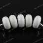 20X WHITE POLYMER CLAY EUROPEAN BIG HOLE CHARM BEADS FINDINGS WHOLESALE