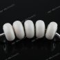20X WHITE POLYMER CLAY EUROPEAN BIG HOLE CHARM BEADS FINDINGS WHOLESALE
