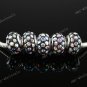 50X Clear AB Crystal Resin Beads Wholesale Fit Bracelet