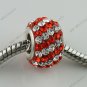 CZECH CRYSTAL 925 SILVER CHARM BEAD FIT BRACELET