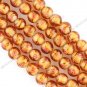 10MM LIGHT COFFEE LAMPWORK GLASS ROUND LOOSE BEADS 12"