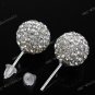 Christmas Gift New Rhinestone Crystal Fashion Stud Earring 10 MM 8 Colors