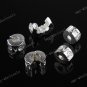 5PCS LOVE SILVER CLASP STOPPER CHARM BEAD FIT BRACELET
