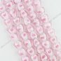 33PCS 12mm Glass Heart Spacer Beads Findings Fit Bracelet  5 Color For Choose
