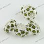 Crystal Silver Plated Charm Beads Loose European Beads Finding Fit Bracelet