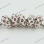 Crystal Silver Plated Charm Beads Loose European Beads Finding Fit Bracelet