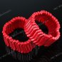 RED HOWLITE TURQUOISE STRETCH BRACELET BANGLE GEM 7.5"