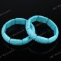 NATURAL HOWLITE TURQUOISE GEMSTONE STRETCH BRACELET