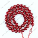 1 STRAND RED CORAL ROUND GEMSTONE LOOSE BEADS B01060008