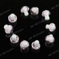 Mushroom Lampwork Crystal Glass Loose Beads Findings Fit Bracelet&Necklace