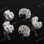 20x Clear Crystal European Charm Stopper/Lock Beads WHOLE SALE