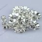 50PCS WHOLESALE CLEAR CRYSTAL HOLE SPACER BEAD FINDING
