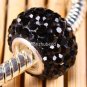 SWAROVSKI CRYSTAL TRUE 925 STERLING SILVER EUROPEAN CHARM BEAD FIT BRACELET