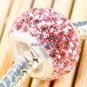 SWAROVSKI CRYSTAL TRUE 925 STERLING SILVER EUROPEAN CHARM BEAD FIT BRACELET