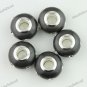 5X CLEAR CRYSTAL BLACK POLYMER CLAY EUROPEAN BIG HOLE CHARM LOOSE BEADS FINDINGS