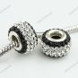 AUTHENTIC 925 STERLING SILVER SWAROVSKI CRYSTAL EUROPEAN BIG HOLE CHARM BEAD