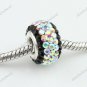 AUTHENTIC 925 STERLING SILVER SWAROVSKI CRYSTAL EUROPEAN BIG HOLE CHARM BEAD