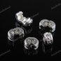 50PCS SILVER "S" EUROPEAN STOPPER CLIP/LOCKS CHARM BEADS FINDING WHOLESALE