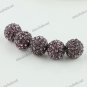 5/10/20 PCS CRYSTAL DISCO BALL SPACER LOOSE BEADS JEWELRY FINDINGS 10MM
