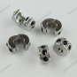 20X BLACK CRYSTAL EUROPEAN STOPPER CLIP/LOCKS CHARM BEADS FINDING WHOLESALE 10MM