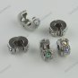 20X COLORFUL CRYSTAL EUROPEAN STOPPER CLIP/LOCKS CHARM BEADS FINDING WHOLESALE