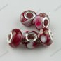 SHELL MOP RESIN EUROPEAN BIG HOLE CHARM BEADS JEWELRY FINDINGS FIT BRACELET