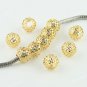 NET BALL EUROPEAN BIG HOLE CHARM LOOSE BEADS JEWELRY FINDINGS 10MM FIT BRACELET