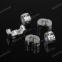 20PCS SILVER SMILE EUROPEAN STOPPER CLIP/LOCKS BEADS 9MM WHOLESALE