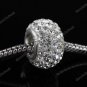 SWAROVSKI CRYSTAL AUTHENTIC 925 STERLING SILVER EUROPEAN BIG HOLE CHARM BEAD