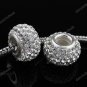 SWAROVSKI CRYSTAL AUTHENTIC 925 STERLING SILVER EUROPEAN BIG HOLE CHARM BEAD