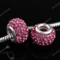 SWAROVSKI CRYSTAL AUTHENTIC 925 STERLING SILVER EUROPEAN BIG HOLE CHARM BEAD
