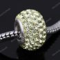 SWAROVSKI CRYSTAL AUTHENTIC 925 STERLING SILVER EUROPEAN BIG HOLE CHARM BEAD