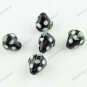 20X BLACK STRAWBERRY LAMPWORK GLASS LOOSE BEADS JEWELRY FINDINGS WHOLESALE