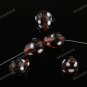 20X COFFEE STRAWBERRY LAMPWORK GLASS LOOSE BEADS JEWELRY FINDINGS WHOLESALE