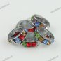 200X MULTICOLOR CRYSTAL SPACER EUROPEAN CHARM BEADS WHOLESALE FINDINGS 8MM
