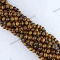 6MM TIGER'S EYE GEMSTONE ROUND BALL LOOSE BEADS FINDINGS STRAND 15"