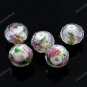 50X WHITE LAMPWORK GLASS FACETED SPACER LOOSE BEADS FINDINGS WHOLESALE  7X11MM